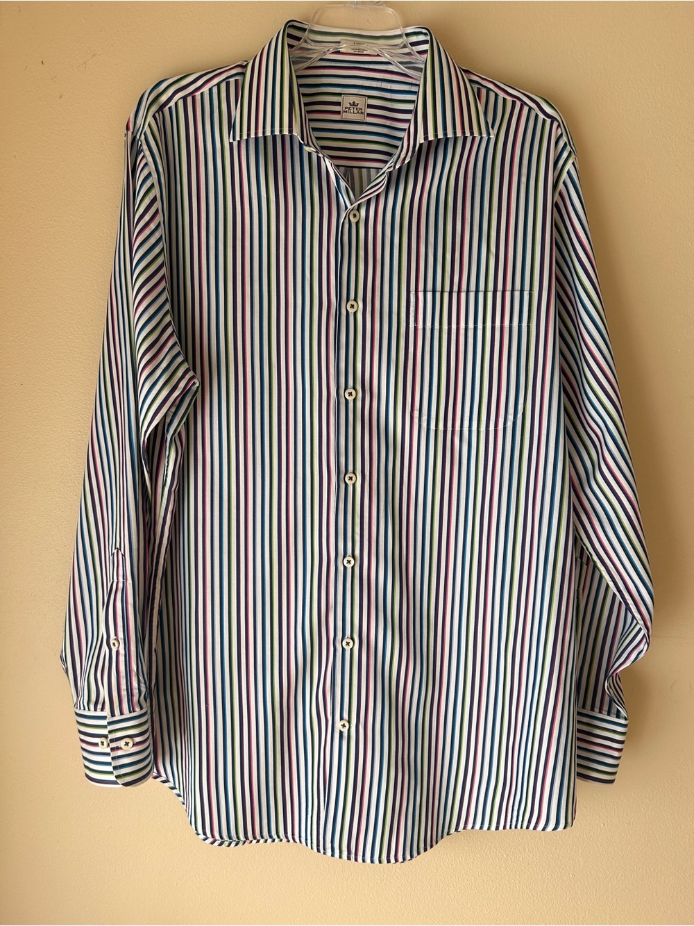 Peter Millar Classic Men's Multi-Stripe Button-Up Shirt